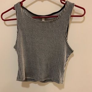 Striped crop top